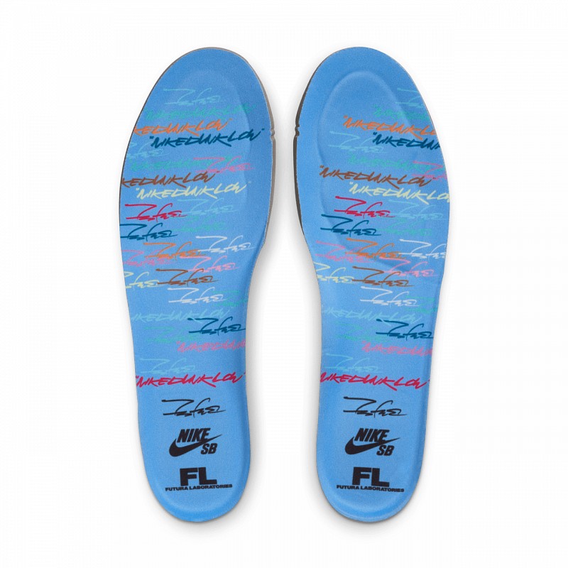 NIKE SB X FUTURA LABORATORIES DUNK LOW PRO BLEACHED AQUA/GEODE TEAL-WHITE