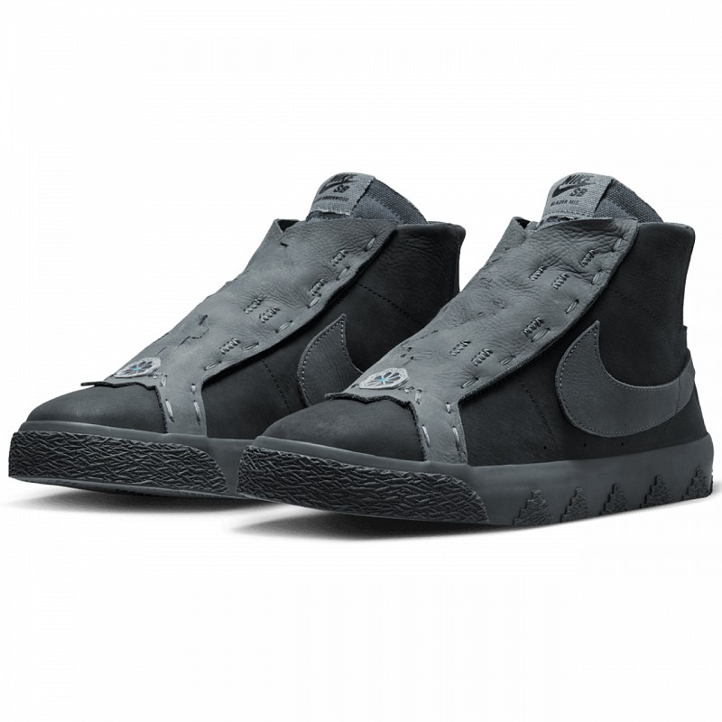 NIKE SB X DIʼORR GREENWOOD BLAZER MID DINÉ ANTHRACITE/DARK SMOKE GREY