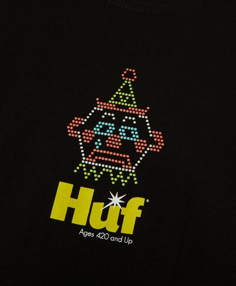 HUF CLOWNIN AROUND TEE BLACK