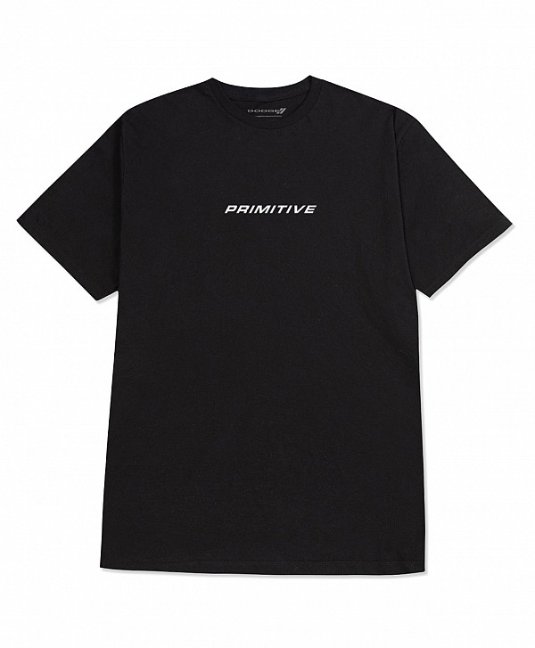 PRIMITIVE X DODGE RACER TEE BLACK