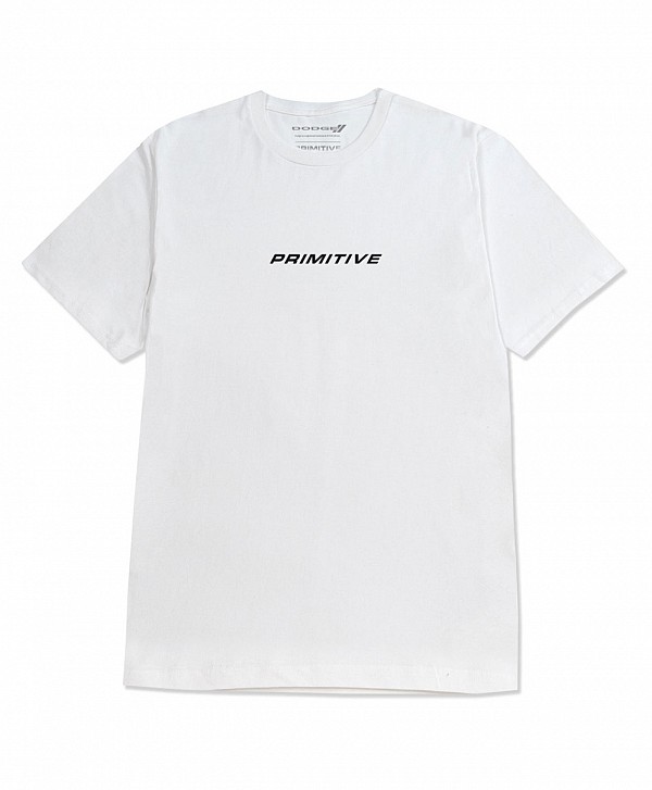 PRIMITIVE X DODGE RACER TEE WHITE
