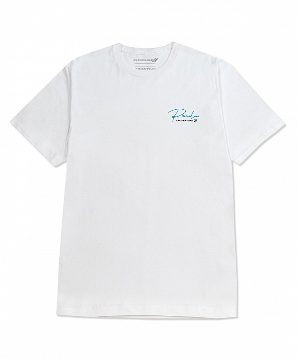 PRIMITIVE X DODGE POWERED TEE WHITE
