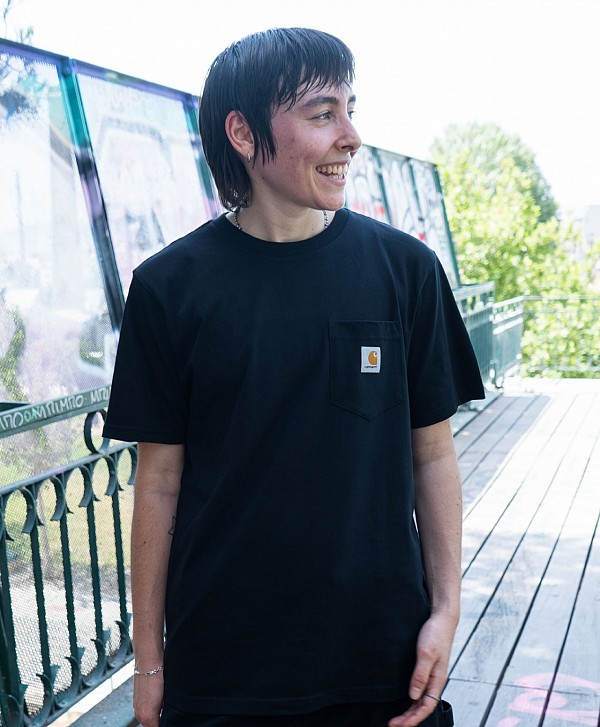 CARHARTT WIP POCKET TEE BLACK