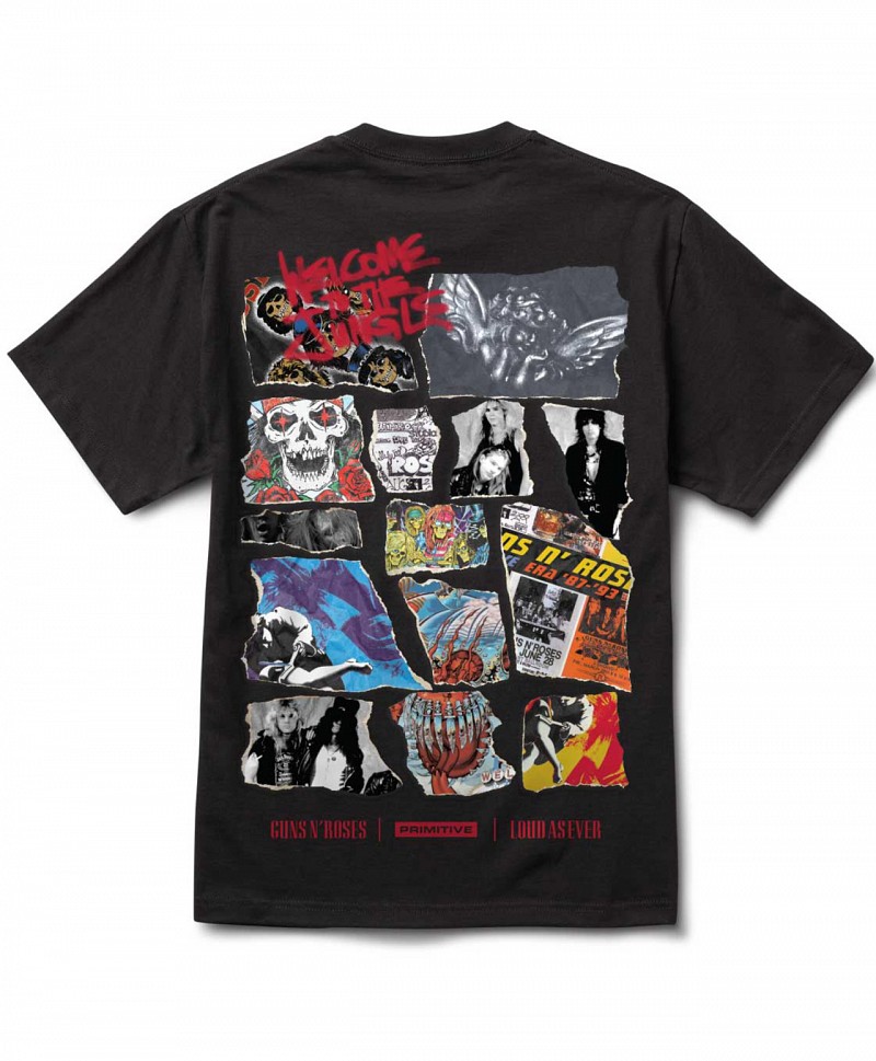 Loose Fit Vintage-look Printed T-shirt - Black/Guns N' Roses - Men | H&M IN - Foto 11