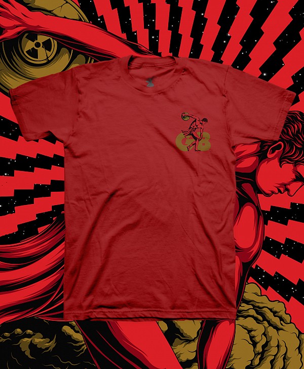 GOODBIE WAR GAMES NUCLEAR DISCMAN TEE RED
