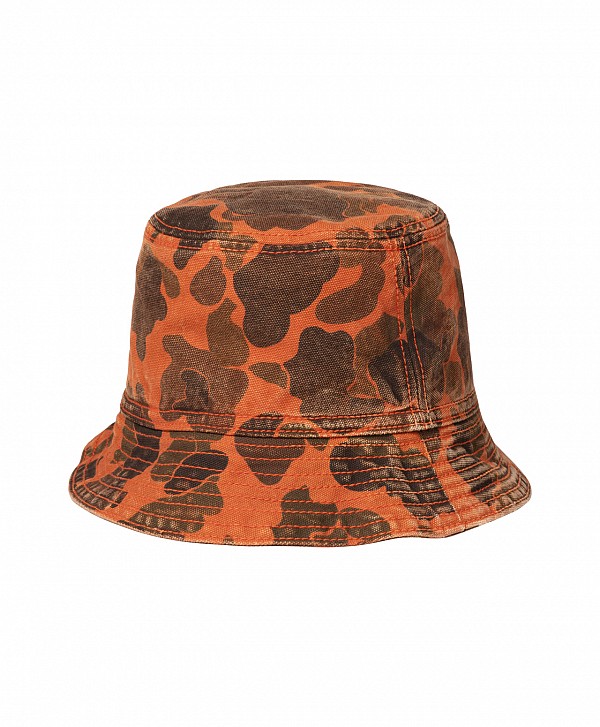 CARHARTT WIP DUCK BUCKET HAT CAMO DUCK GREEN/TURMERIC