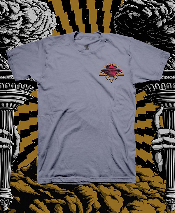 GOODBIE WAR GAMES NUCLEAR TORCH TEE SLATE