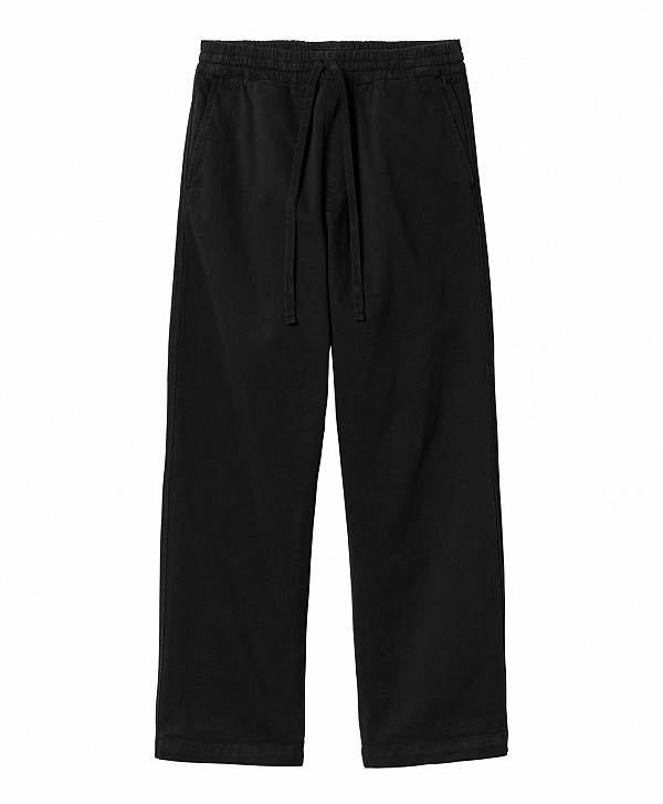 CARHARTT WIP FLOYDE PANT BLACK GARMENT DYED