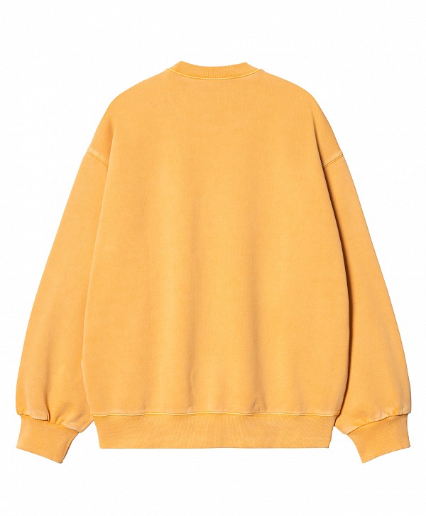 CARHARTT WIP VISTA CREW WINTER SPICE GARMENT DYED