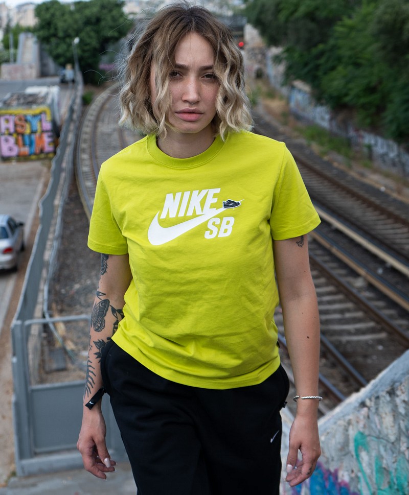 NIKE SB KIDS TEE BRIGHT CACTUS