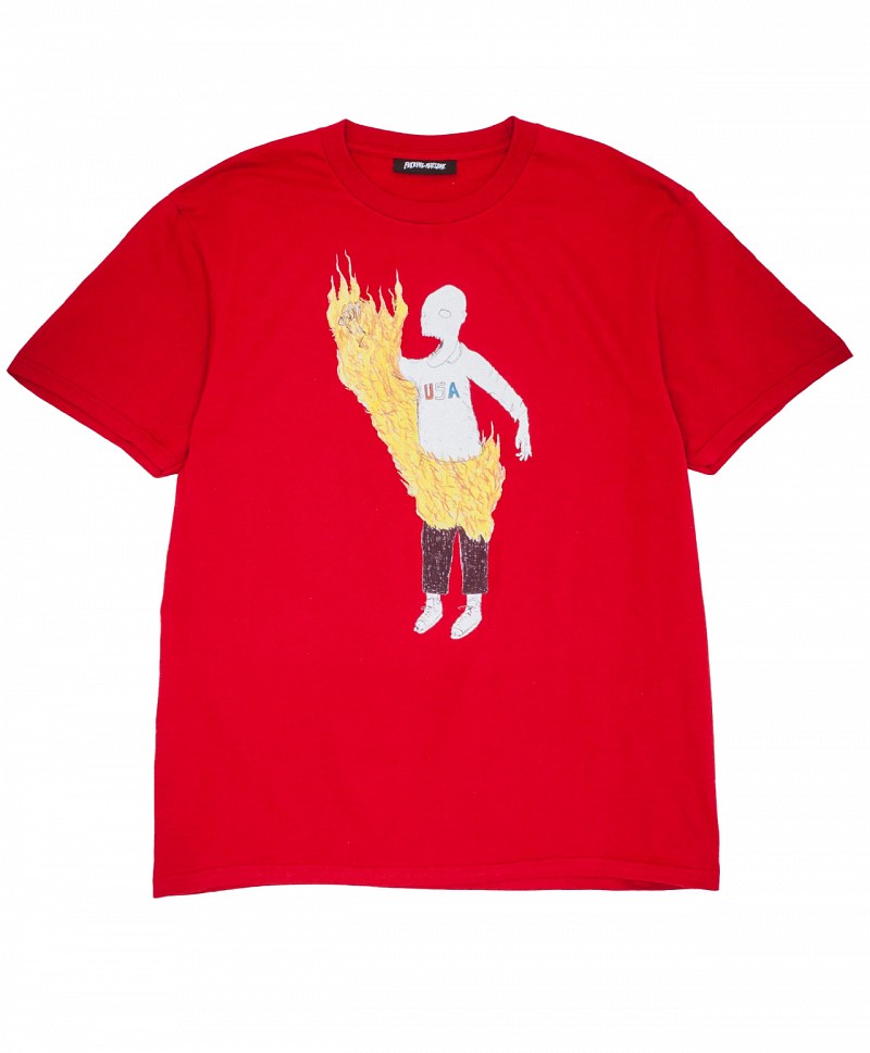 FUCKING AWESOME US TEE RED | TSHIRTS | Color Skates - Athens