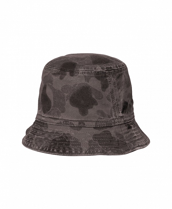 CARHARTT WIP DUCK BUCKET HAT CAMO DUCK GREEN/GRAPHITE
