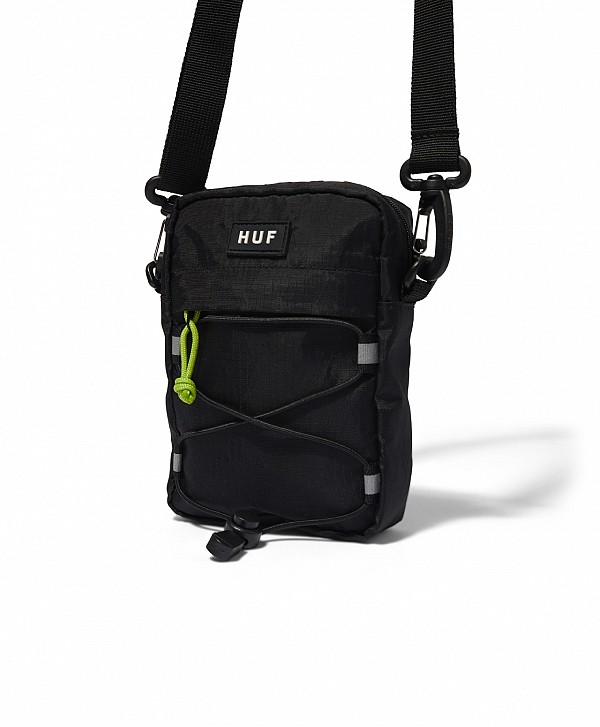 HUF BOWERY SIDE BAG BLACK