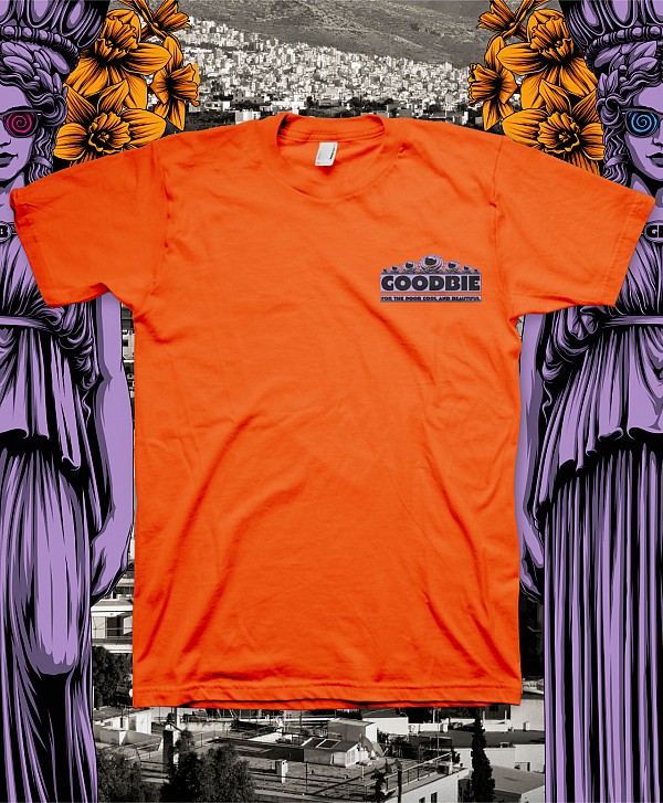 GOODBIE WELCOME TO ATHENS TEE ORANGE