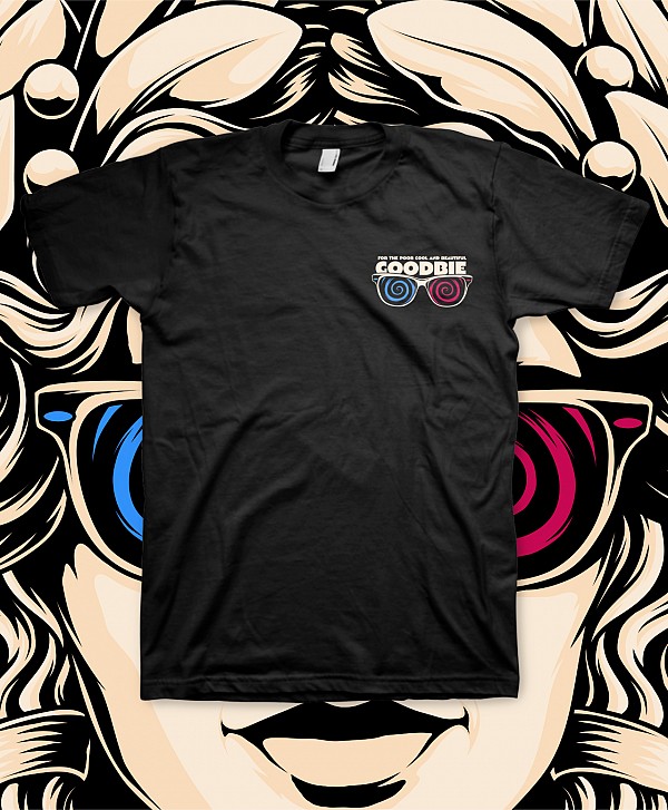 GOODBIE KARRY 3D GLOW TEE BLACK