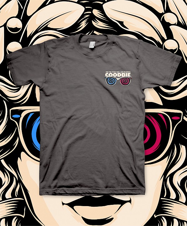 GOODBIE KARRY 3D GLOW TEE ASPHALT