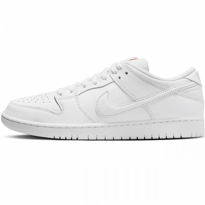 NIKE SB ORANGE LABEL DUNK LOW PRO WHITE/WHITE