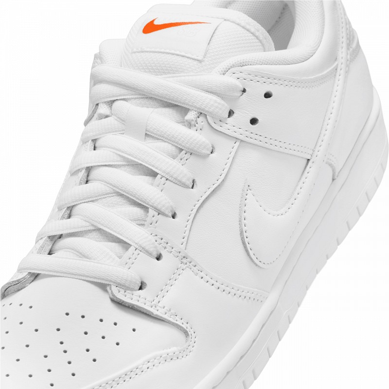NIKE SB ORANGE LABEL DUNK LOW PRO WHITE/WHITE