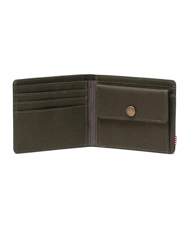HERSCHEL ROY COIN WALLET IVY GREEN