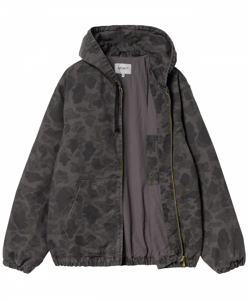 CARHARTT WIP DUCK ACTIVE JACKET CAMO DUCK GREEN/GRAPHITE | JACKETS 