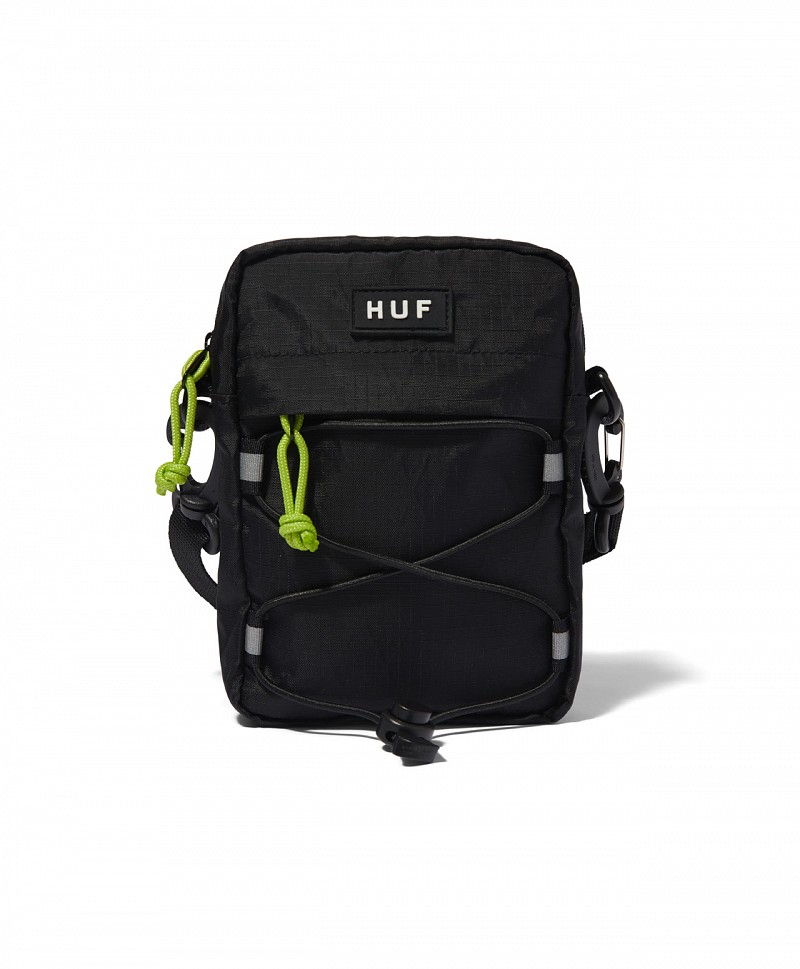 HUF BOWERY SIDE BAG BLACK