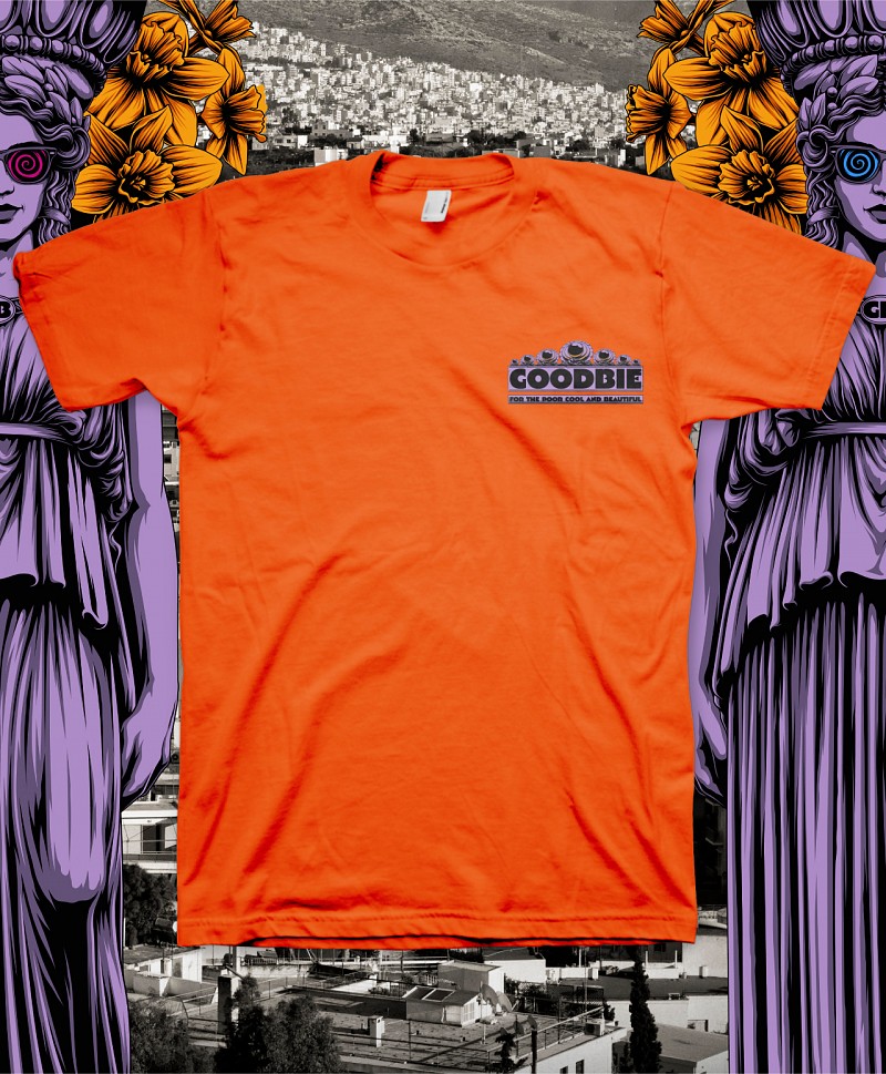 GOODBIE WELCOME TO ATHENS TEE ORANGE