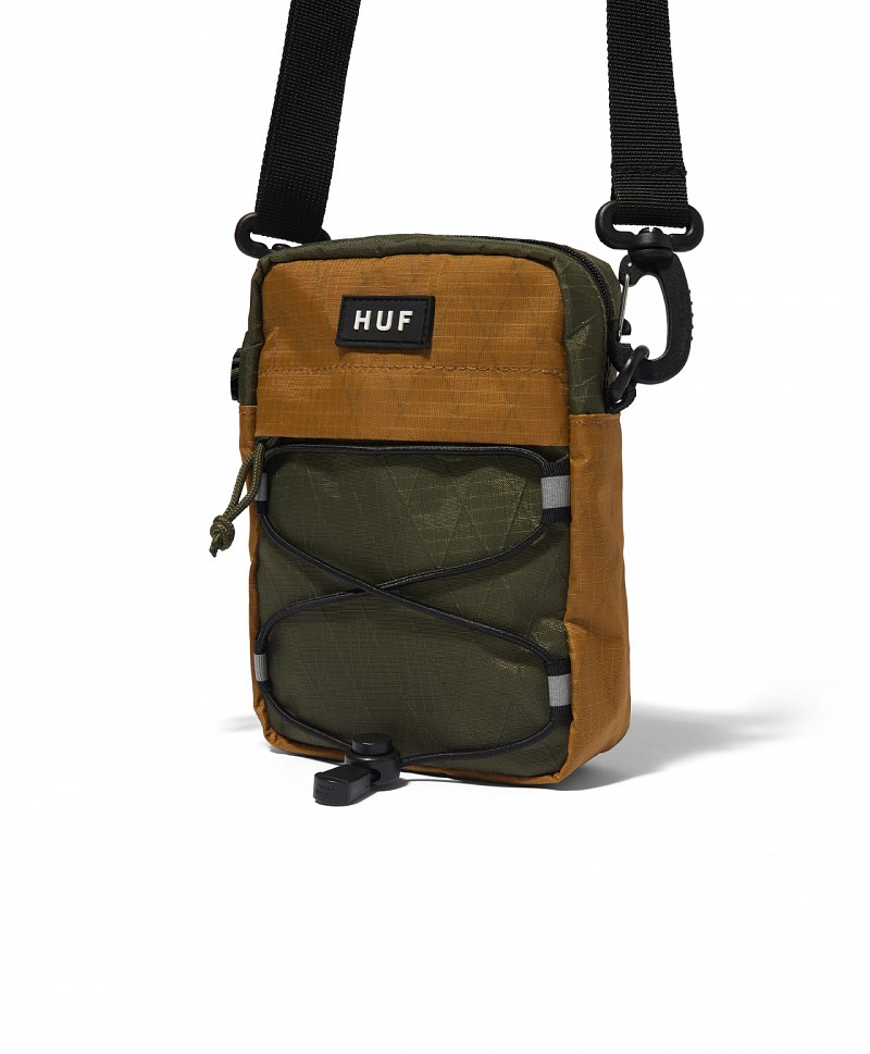 HUF BOWERY SIDE BAG OLIVE