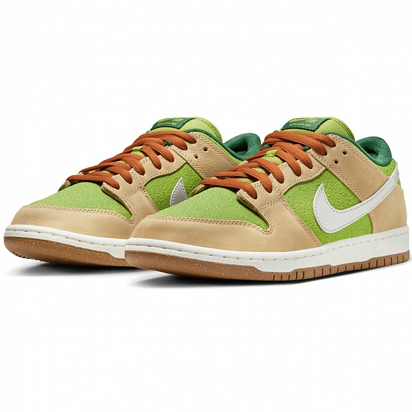 NIKE SB DUNK LOW PRO 'ESCARGOT' SESAME/METALLIC SILVER-PEAR-FIR