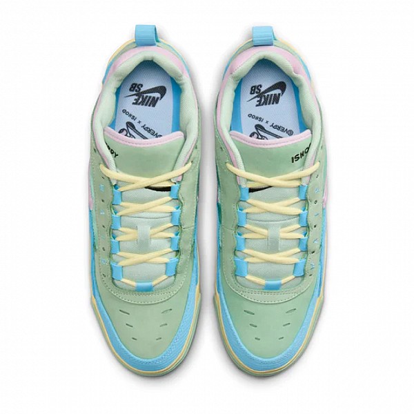 NIKE SB ISHOD 2 'VERDY' BLUE GAZE/LIGHT ARCTIC PINK/ENAMEL GREEN
