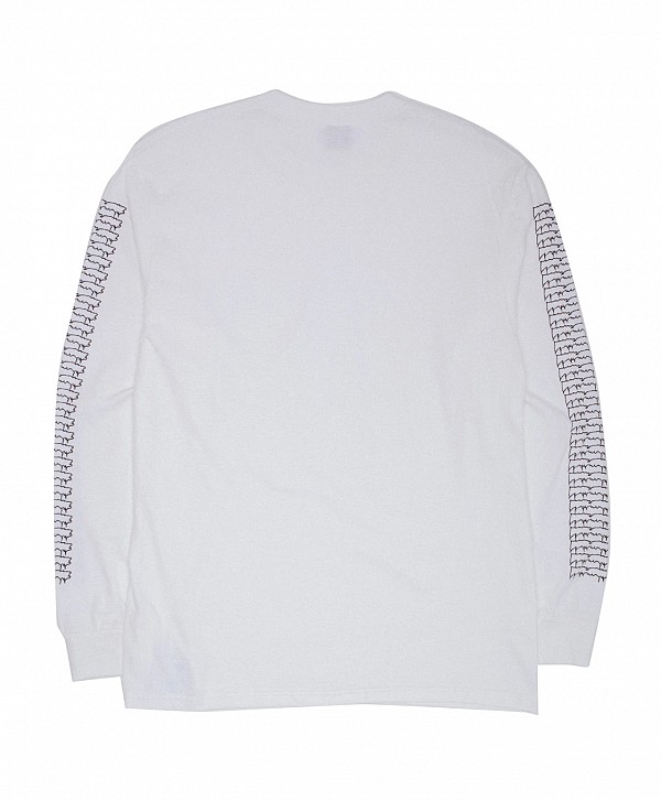 FUCKING AWESOME FULL DRIP LONG SLEEVE WHITE