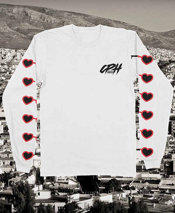 CPH X GOODBIE LOVE SHADES LONG SLEEVE WHITE