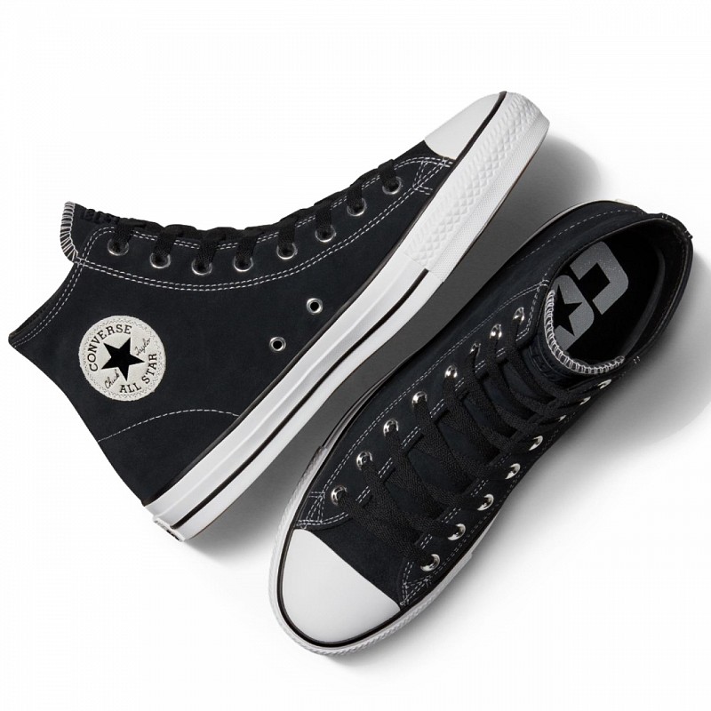 CONVERSE CONS CHUCK TAYLOR ALL STAR PRO HIGH TOP BLACK/BLACK/WHITE