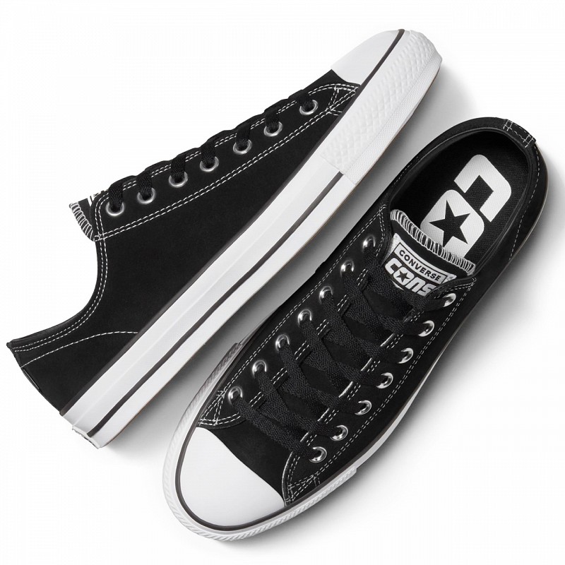 CONVERSE CONS CHUCK TAYLOR ALL STAR PRO LOW TOP BLACK/BLACK/WHITE