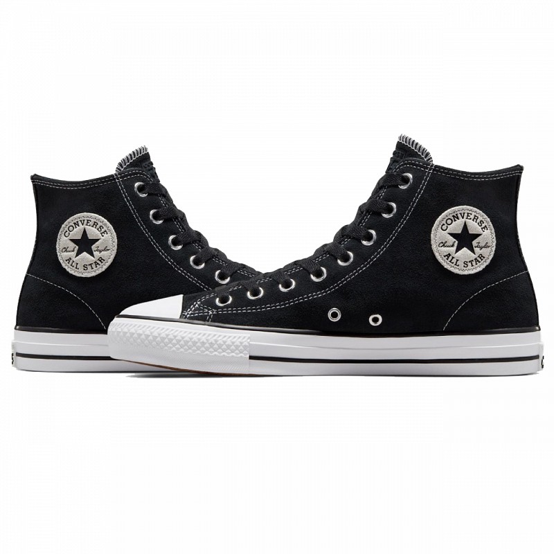 CONVERSE CONS CHUCK TAYLOR ALL STAR PRO HIGH TOP BLACK/BLACK/WHITE