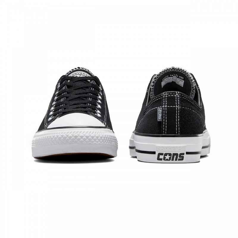 CONVERSE CONS CHUCK TAYLOR ALL STAR PRO LOW TOP BLACK/BLACK/WHITE