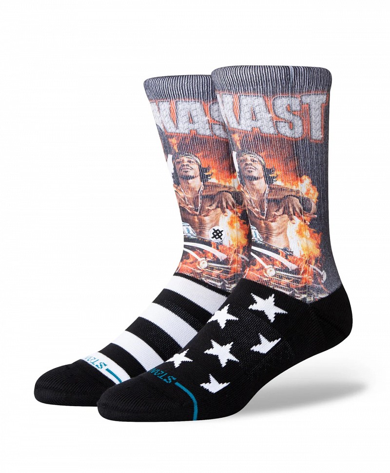 STANCE X OUTKAST STANKONIA CREW SOCKS BLACK