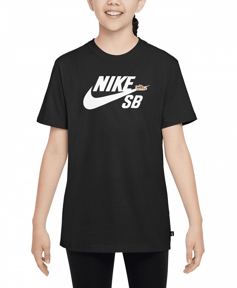 NIKE SB KIDS TEE BLACK