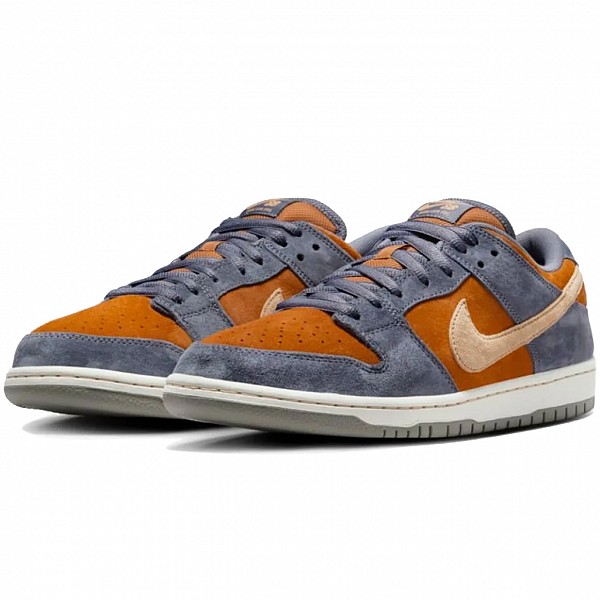 NIKE SB DUNK LOW PRO LIGHT CARBON/SESAME-MONARCH