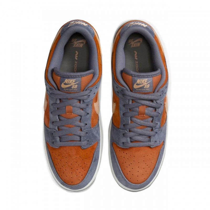 NIKE SB DUNK LOW PRO LIGHT CARBON/SESAME-MONARCH