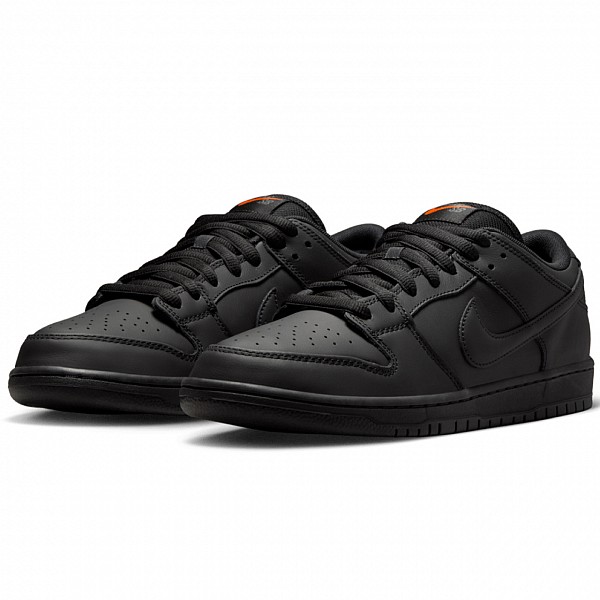 NIKE SB 'ORANGE LABEL' DUNK LOW PRO BLACK/BLACK-BLACK-BLACK