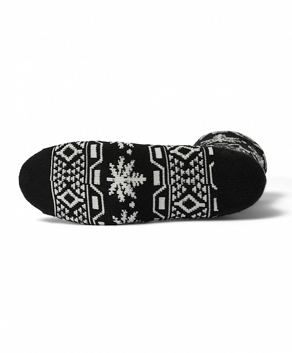 HUF APRES PLANTLIFE CREW SOCKS BLACK