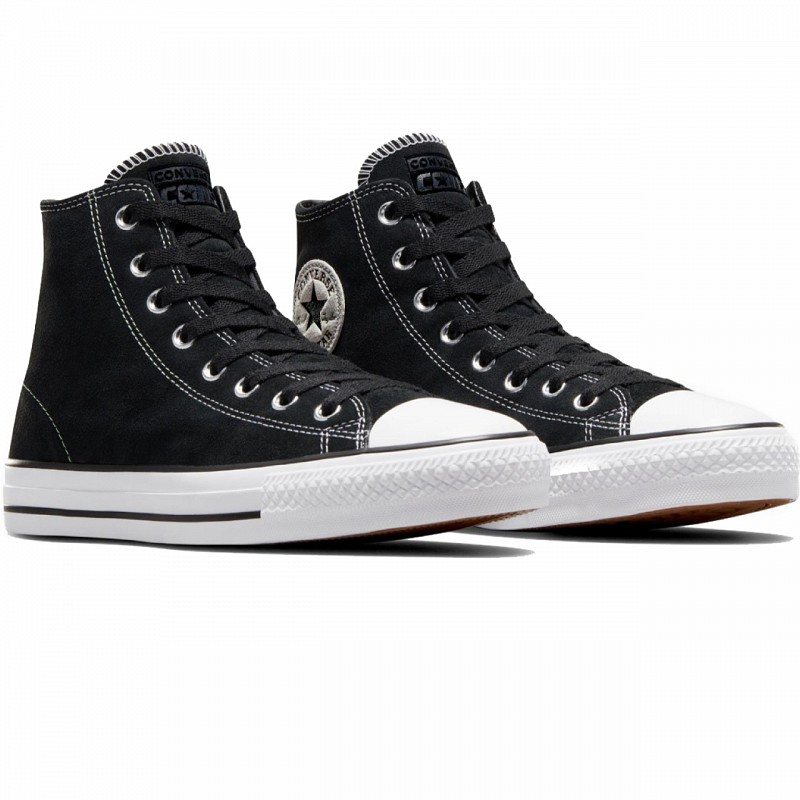 CONVERSE CONS CHUCK TAYLOR ALL STAR PRO HIGH TOP BLACK/BLACK/WHITE