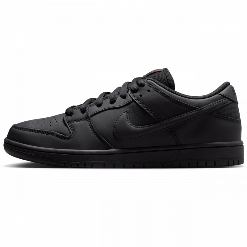 NIKE SB 'ORANGE LABEL' DUNK LOW PRO BLACK/BLACK-BLACK-BLACK