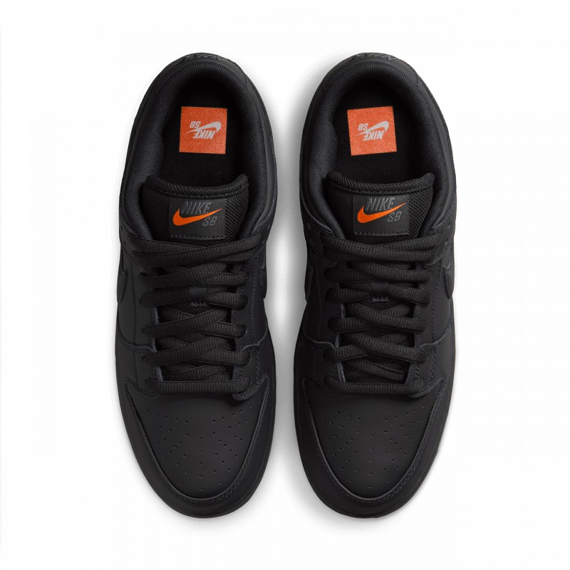 NIKE SB ORANGE LABEL DUNK LOW PRO BLACK/BLACK-BLACK-BLACK