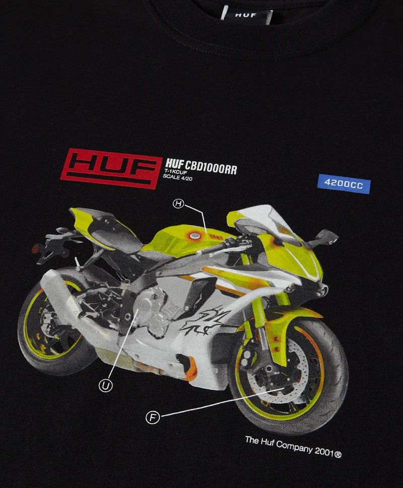HUF 420CC TEE BLACK
