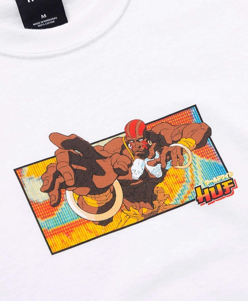 HUF X STREET FIGHTER DHALSIM TEE WHITE
