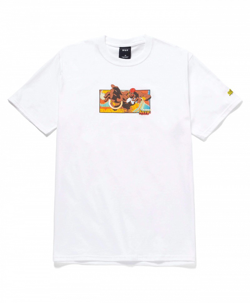 HUF X STREET FIGHTER DHALSIM TEE WHITE
