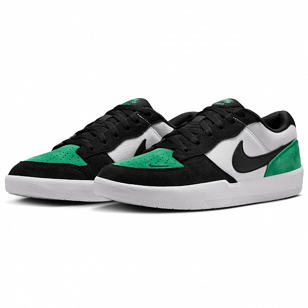 NIKE SB FORCE 58 WHITE/BLACK-STADIUM GREEN-WHITE