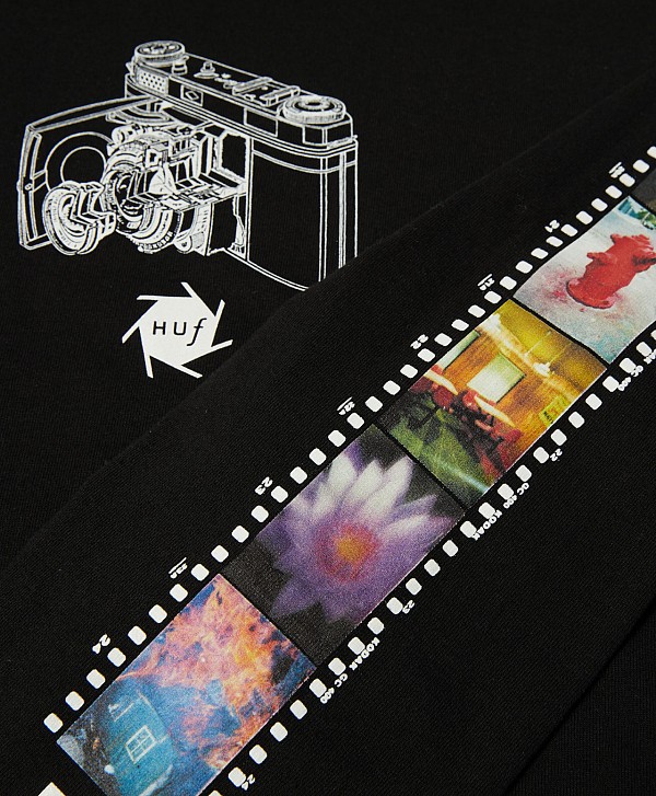 HUF X KODAK INNER VISION LONG SLEEVE BLACK