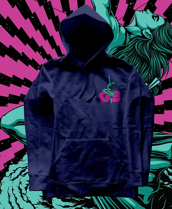 GOODBIE WAR GAMES NUCLEAR ARCHERY PREMIUM HOOD NAVY